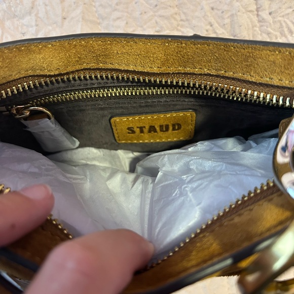 NWT STUAD Ollie Bag Tan Suede - Picture 3 of 7